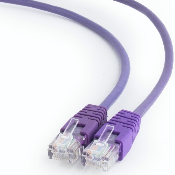 2m, Patch Cord  Purple, PP12-2M/V, Cat.5E, Ca..