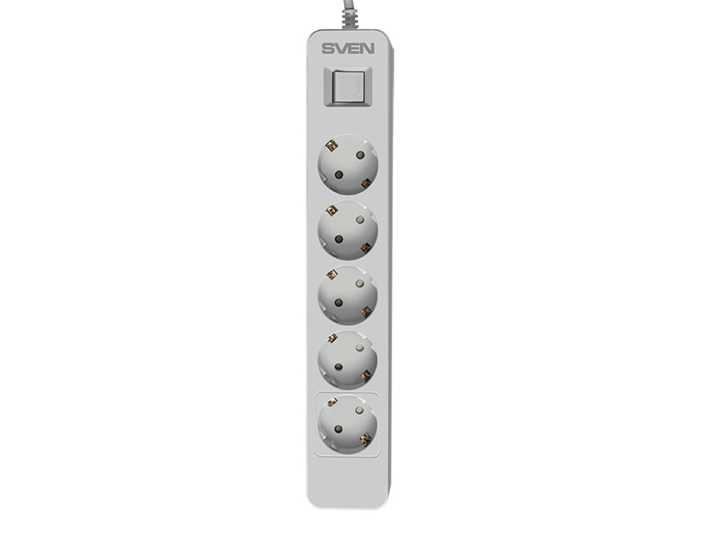 Surge Protector   5 Sockets,  1.8m,  Sven 