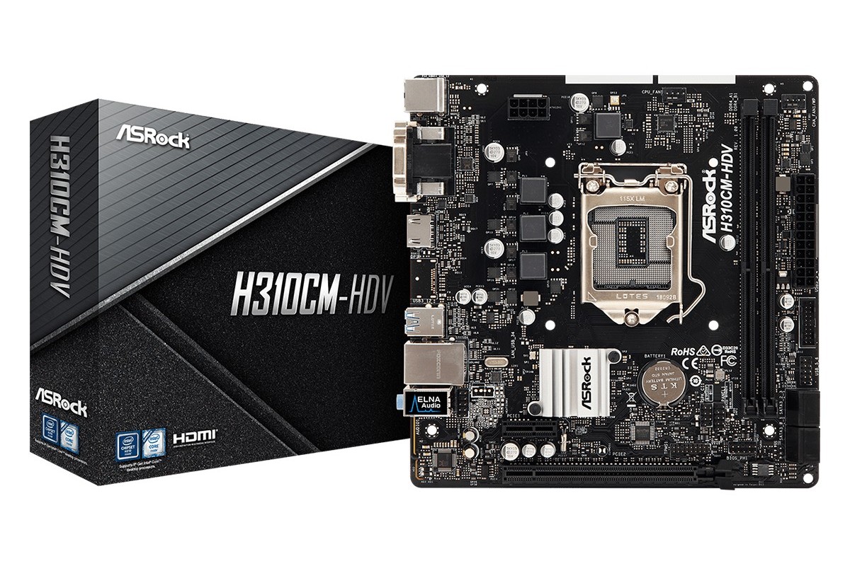 Cumpara  Plăci de bază - MB ASRock H310CM-HDV mATX..