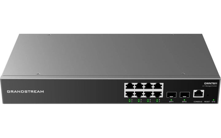 .8-port 10/100/1000Mbps Managed Switch Grands..