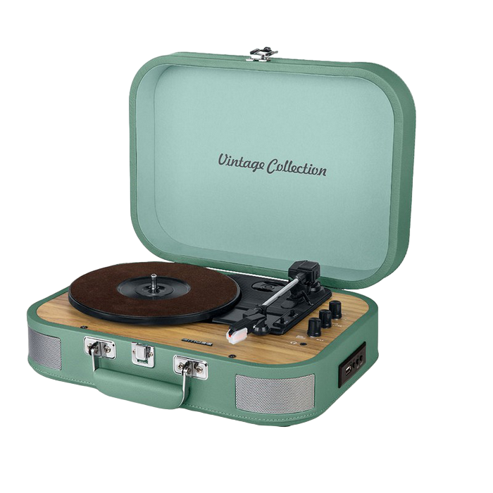 Vinyl Turntable MUSE MT-201 WG, Green..