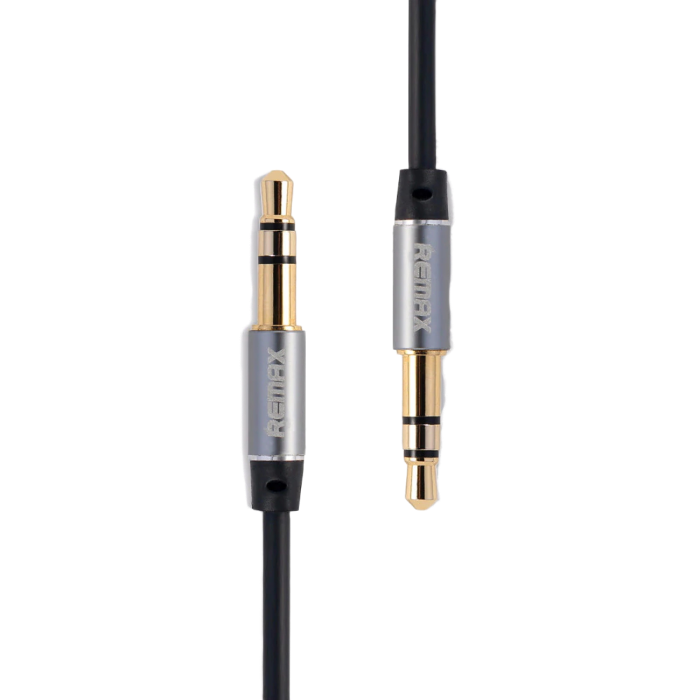 AUX Audio Cable Remax, 1M, Black..