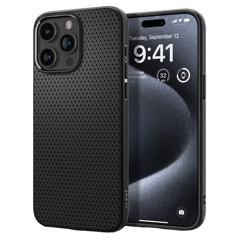 Spigen iPhone 15 Pro, Liquid Air, M..