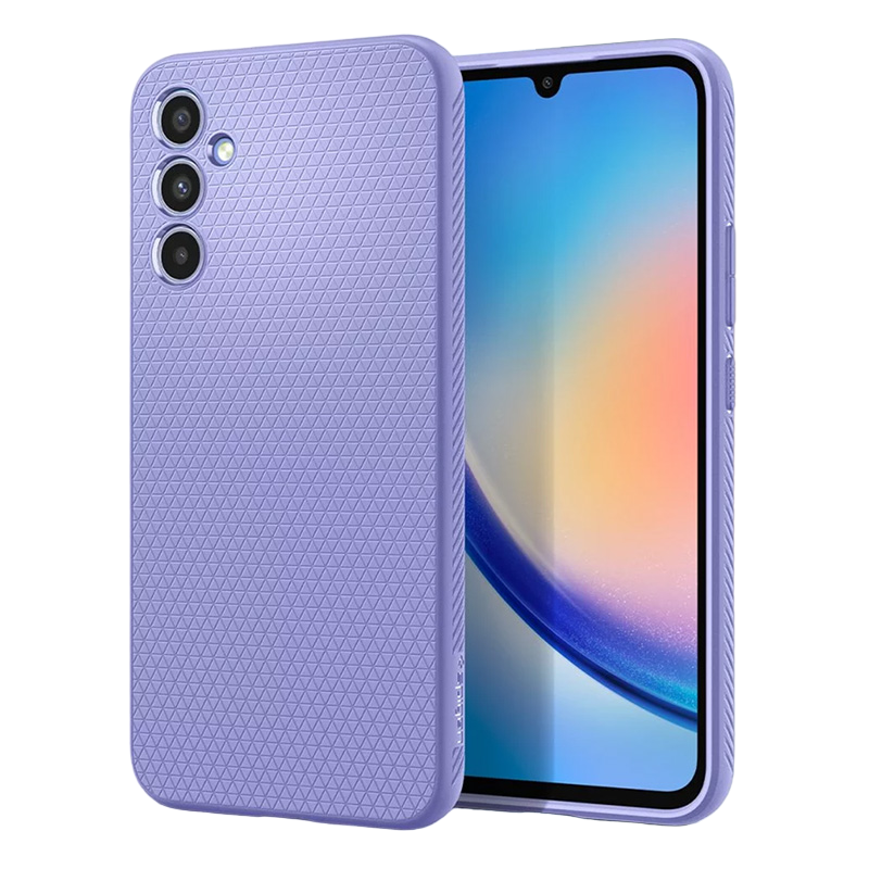 Чехол Spigen Samsung A34, Liquid Air, Фиолетовый