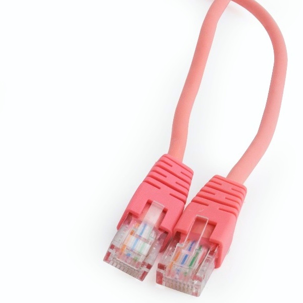 Cumpara  Cabluri de legătură - 0.5m, Patch Cord  Pink, PP12-0.5M/RO, Cat.5E,..