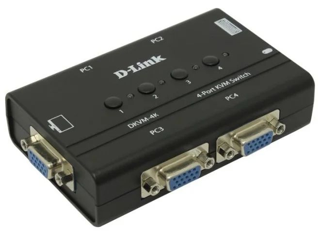 D-Link 4 PORT KVM SWITCH, DKVM-4K..