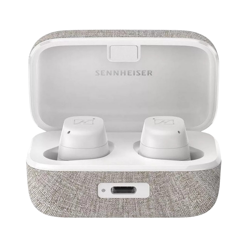 True Wireless Sennheiser Momentum 3 White, Adaptive Noise Cancellation, IPX4, Up to 28 hours play