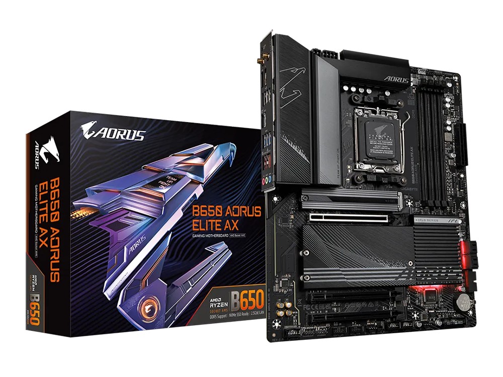 Cumpara  Plăci de bază - MB AM5 Gigabyte B650 AORUS ELITE AX  ATX..