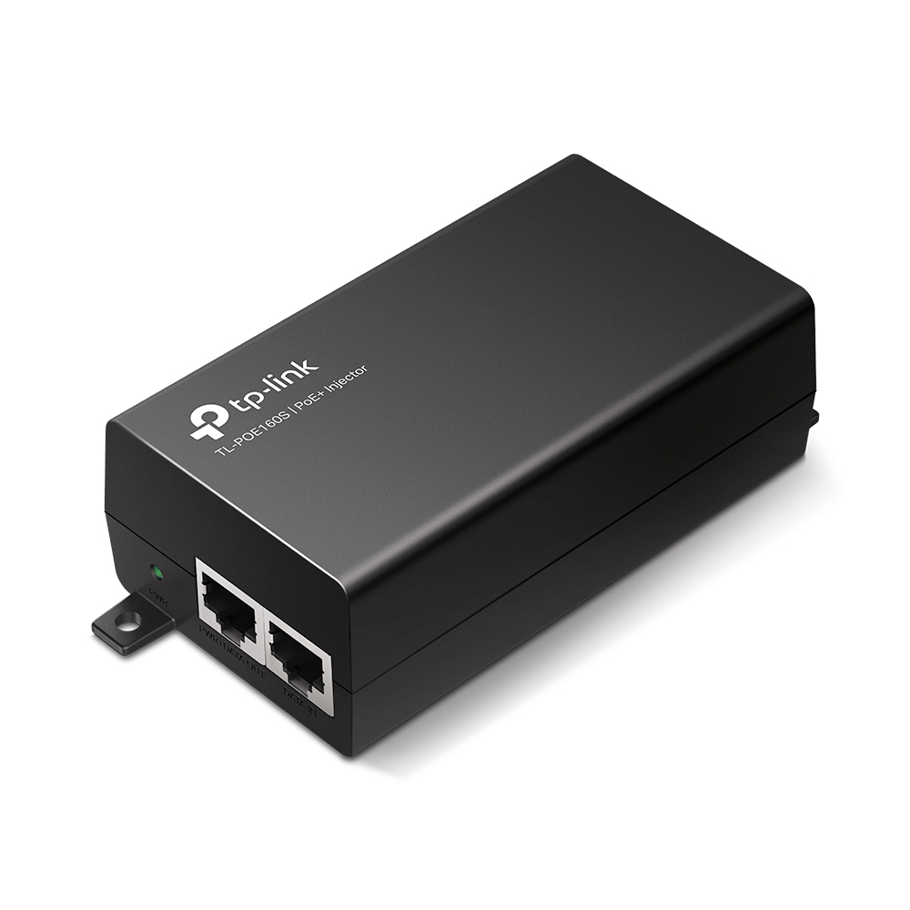 PoE Dual Gigabit port PoE supplier Adapter, TL-PoE160S, IEEE 802.3af/at compliant, 30W, plastic case