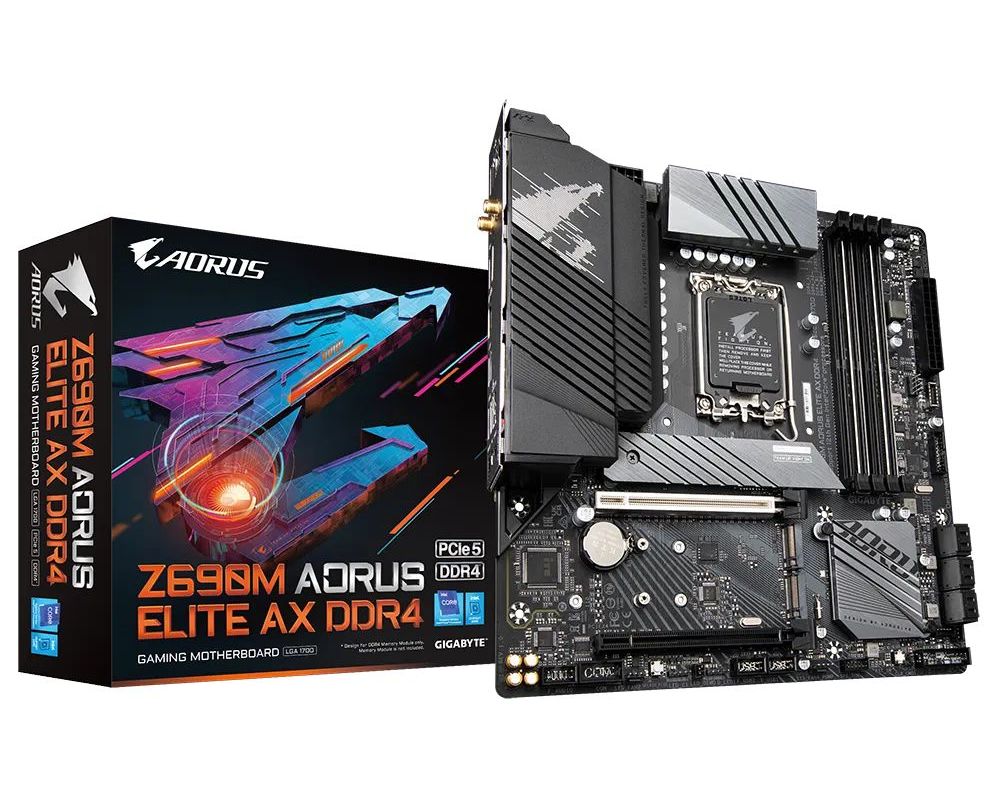 MB S1700 Gigabyte Z690M AORUS ELITE AX DDR4 1..