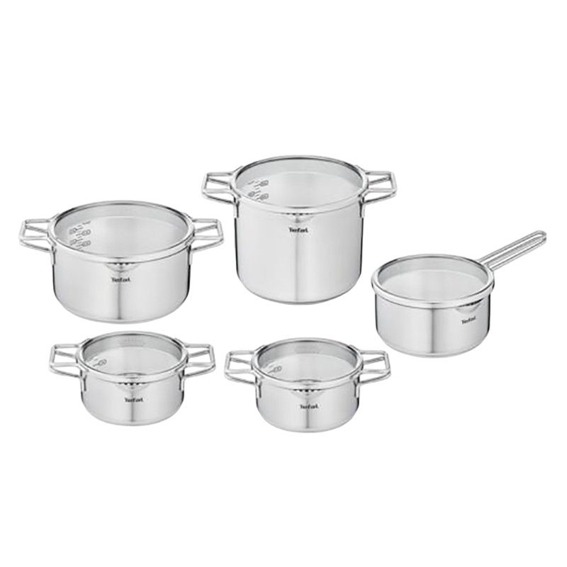 Набор посуды Tefal H852SA55, 6,1л, Нержавеющая сталь