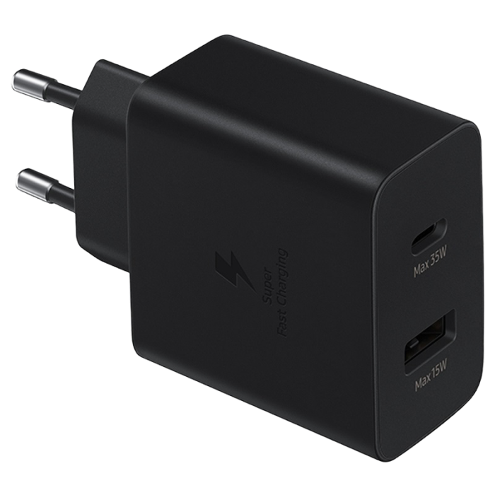 Original Sam. EP-TA220, Fast Travel Charger 35W Duo, Black