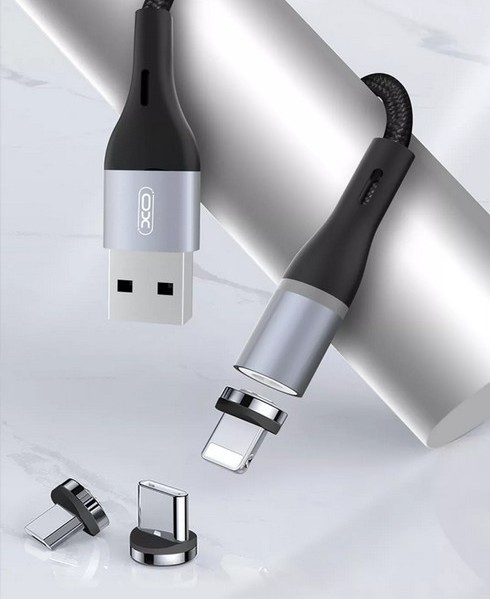 Cumpara  Cabluri și adaptoare USB / Lightning - Magnetic Lightning Cable XO, NB125, Black..