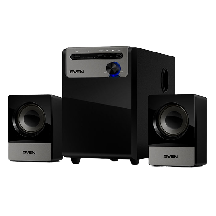 Speakers SVEN "MS-110" Black, 10w / 5w + 2x2.5w / 2.1