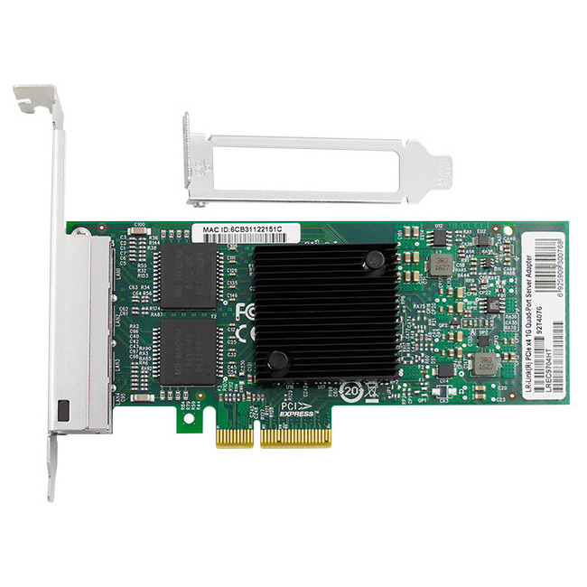 PCI-e Intel Server Adapter 82580,  Quad Coppe..