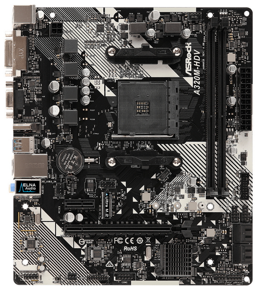 Cumpara  Plăci de bază - MB AM4 ASRock A320M-HDV R4.0  mATX..