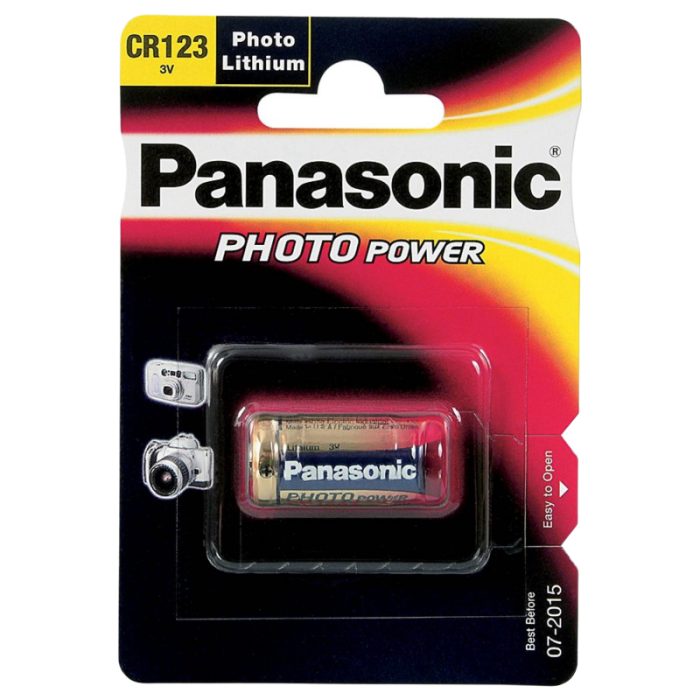 CR123A  Panasonic 