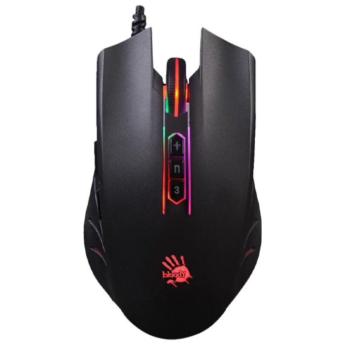 Gaming Mouse Bloody Q81 Curve, 500-3200 dpi, 8 buttons, 60 IPS, 20G, 98g, Ambidextrous, X'Glide, Neo