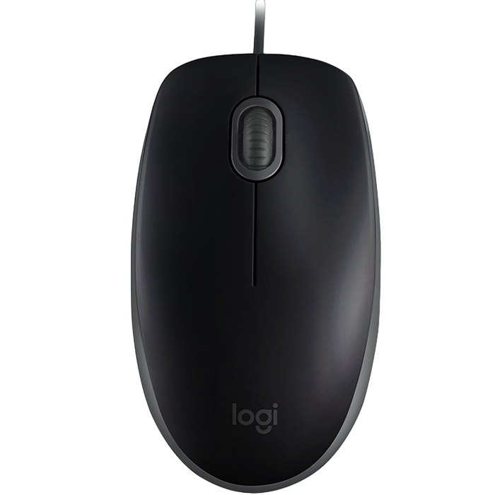 Mouse Logitech B110 Silent, Optical, 1000 dpi, 3 buttons, Ambidextrous, Black, USB