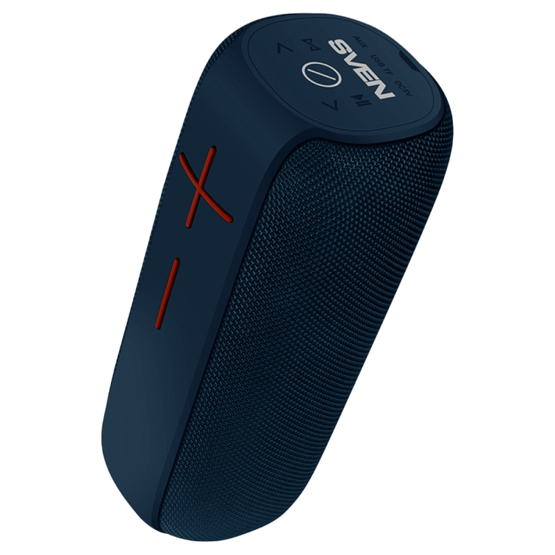 Speakers SVEN "PS-295" 20w, Blue, Waterproof (IPx6), TWS, Bluetooth, FM, USB, microSD, 3000mA*h