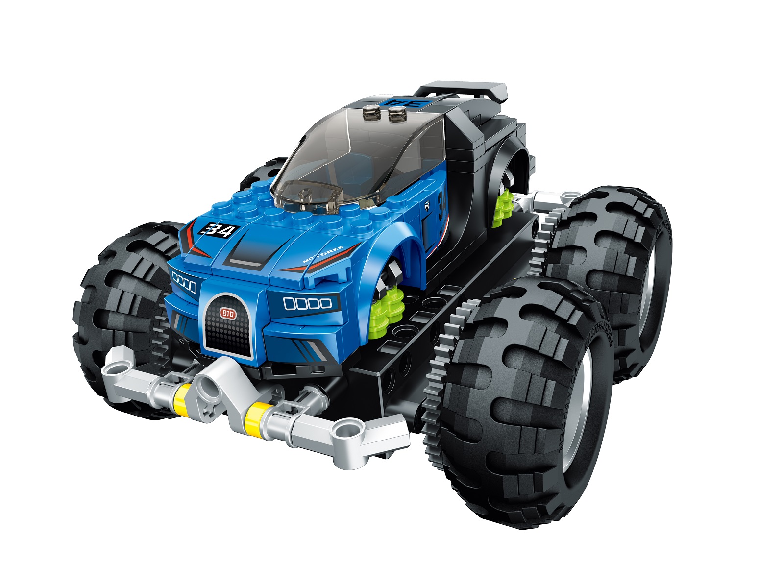 8034, iM.Master Bricks: RC & APP Programming Off-Road Monster Truck 177 pcs