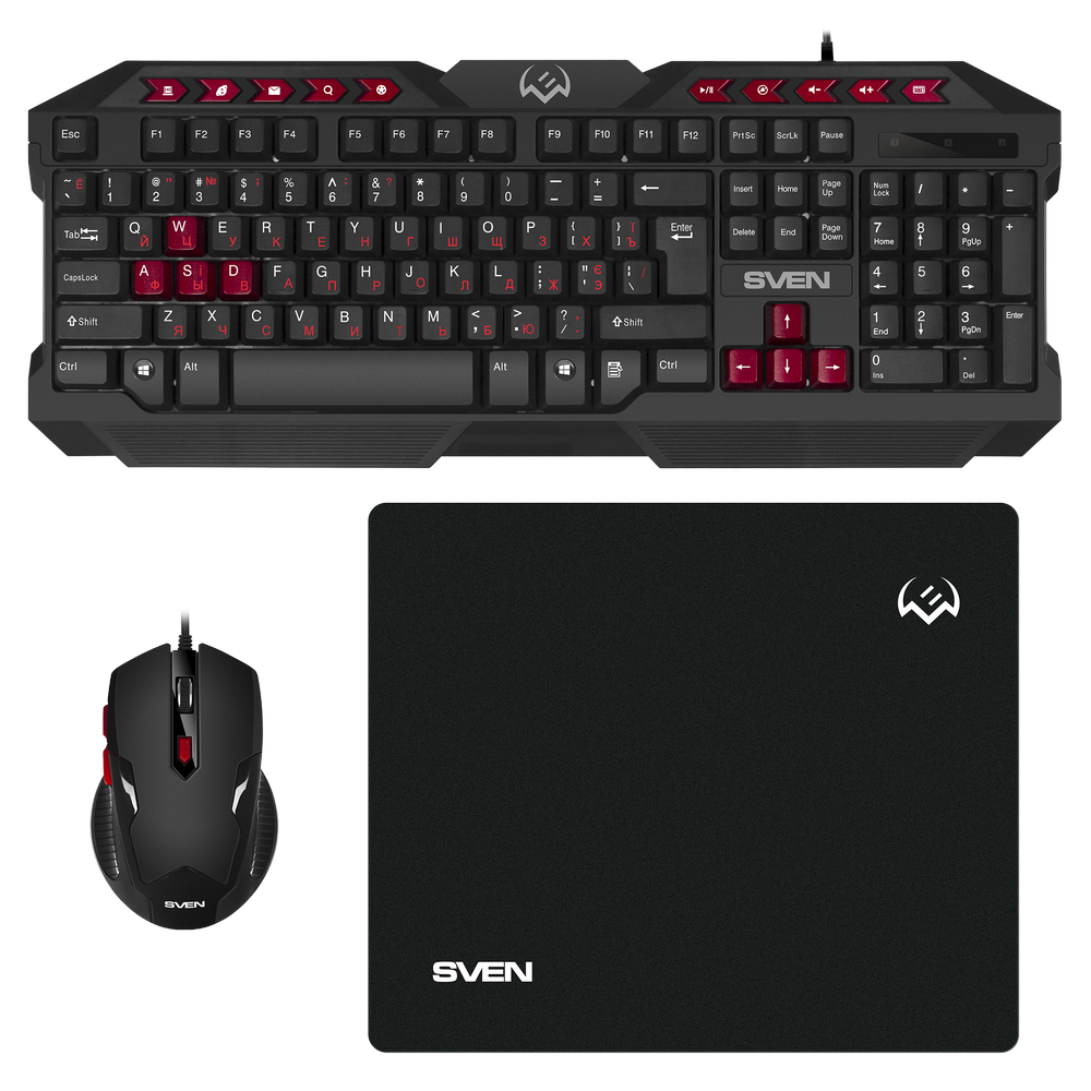 Cumpara  Tastaturi - Gaming Keyboard & Mouse & Mouse Pad SVEN GS-9..