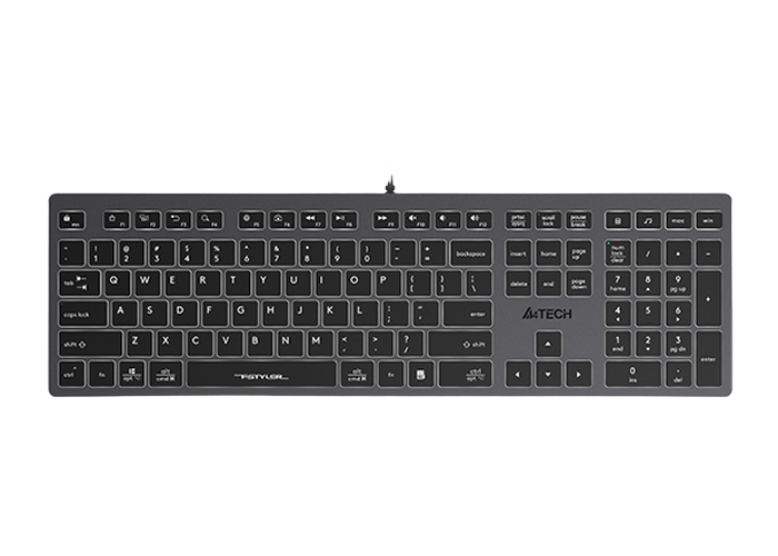 Keyboard A4Tech FX60, 12 Fn keys, Ultra slim,..