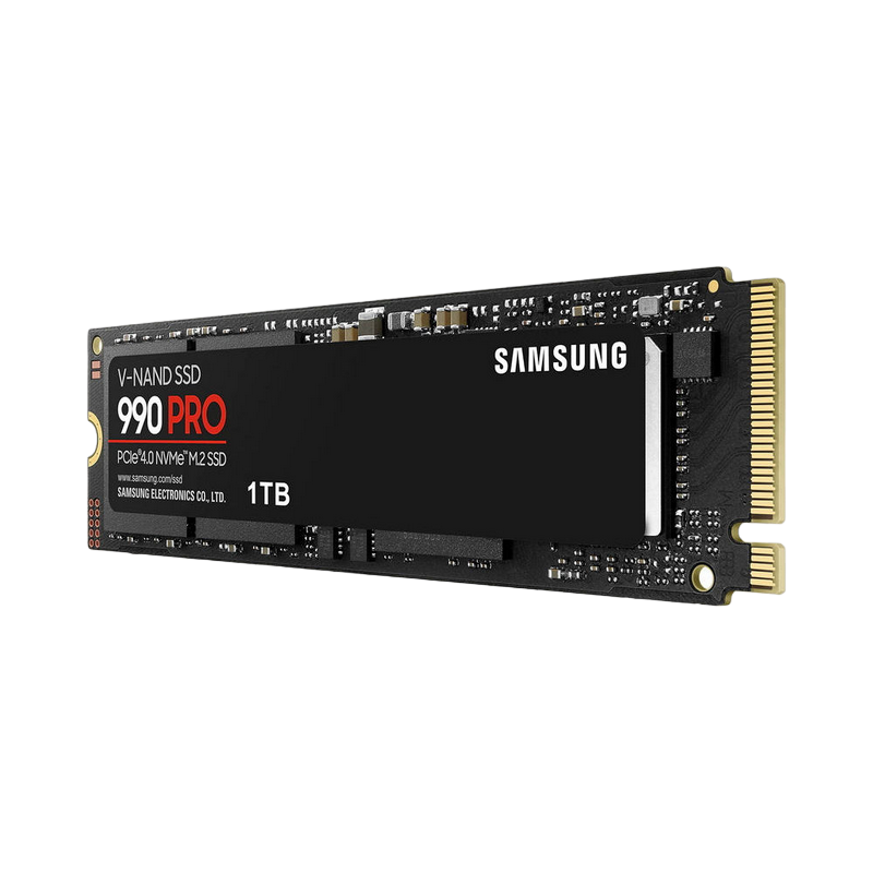 .M.2 NVMe SSD 1.0TB Samsung 990 PRO [PCIe 4.0 x4, R/W:7450/6900MB/s, 1200K/1550K IOPS, 600TB, 3DTLC]