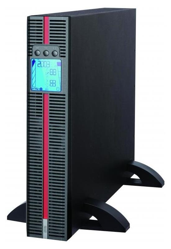 UPS PowerCom MRT-1500, Rack&Tower, 1500VA/1500W, Online, LCD, USB,SNMP SLOT, Ex.Batt. Con., 2xSchuko
