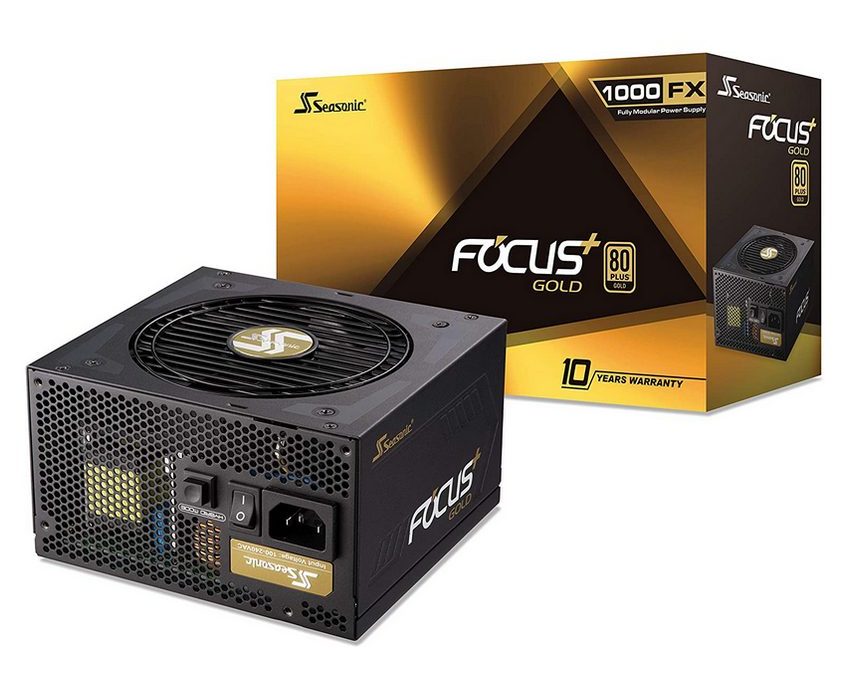 Power Supply ATX 1000W Seasonic Focus GX-1000 80+ Gold, ATX 3.0, 120mm, Full Modular, S3FC
