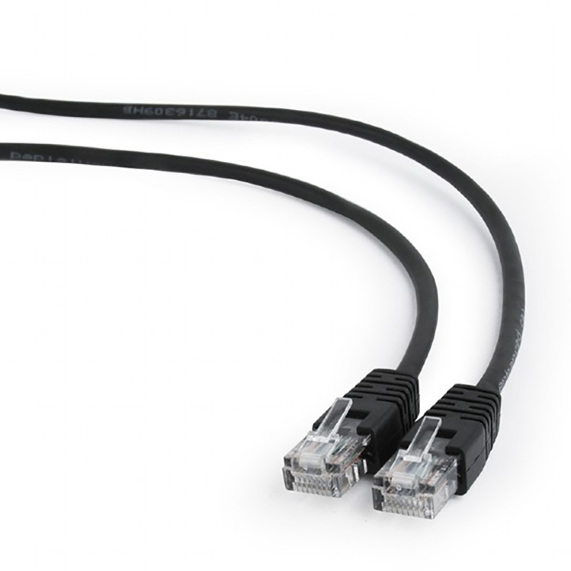 3m, Patch Cord  Black, PP12-3M/BK, Cat.5E, Ca..