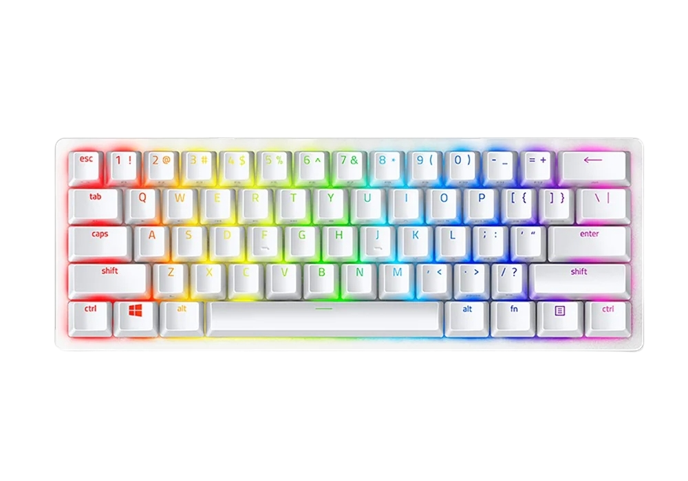 Клавиатура RAZER Huntsman Mini, Проводное, Белый