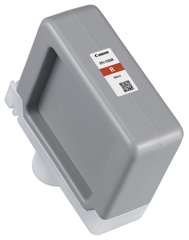 Картридж чернильный Canon PFI-1100, 160мл, Красный