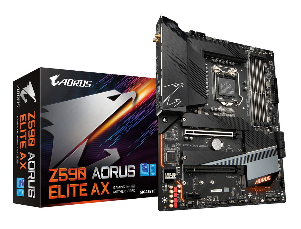 Cumpara  Plăci de bază - MB S1200 Gigabyte Z590 AORUS ELITE AX 1.0  AT..