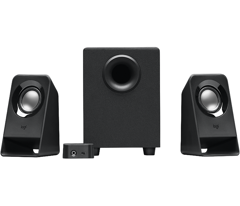 Speakers Logitech Z213, 2.1/7W RMS, Wired RC, Black