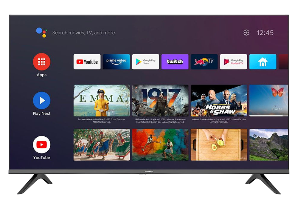 40" LED SMART TV Hisense 40A4HA, 1920x1080 FHD, Android TV, Black