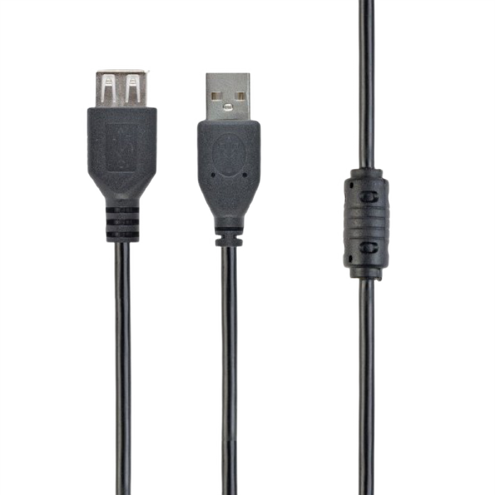 Cumpara  Incarcatoare și Powerbank - Cable USB, USB AM/AF, 1.8 m, USB2.0  Premium ..