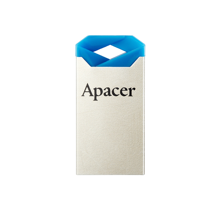 16GB USB2.0 Flash Drive Apacer "AH111", Silver-Blue, Super-Mini, Metal, Capless (AP16GAH111U-1)