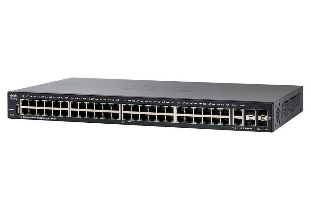 48-port 10/100Mbps Managed Switch Cisco SF350..