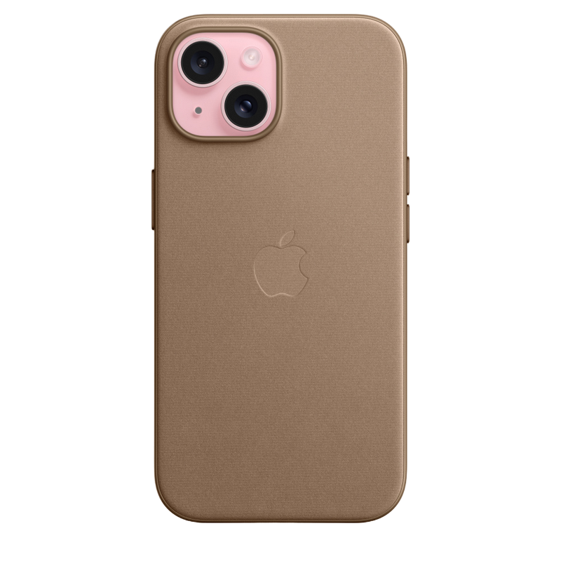 iPhone 15 Plus FineWoven Case with MagSafe - Taupe