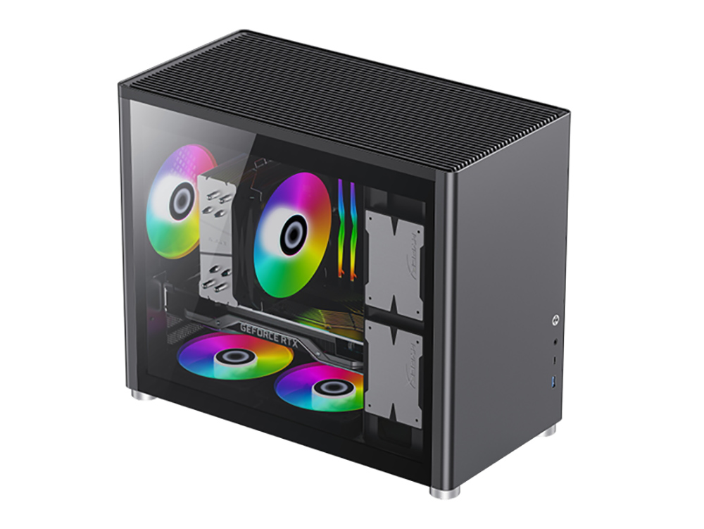 Case mATX GAMEMAX SPARK, w/o PSU, 1xUSB3.0, 1..