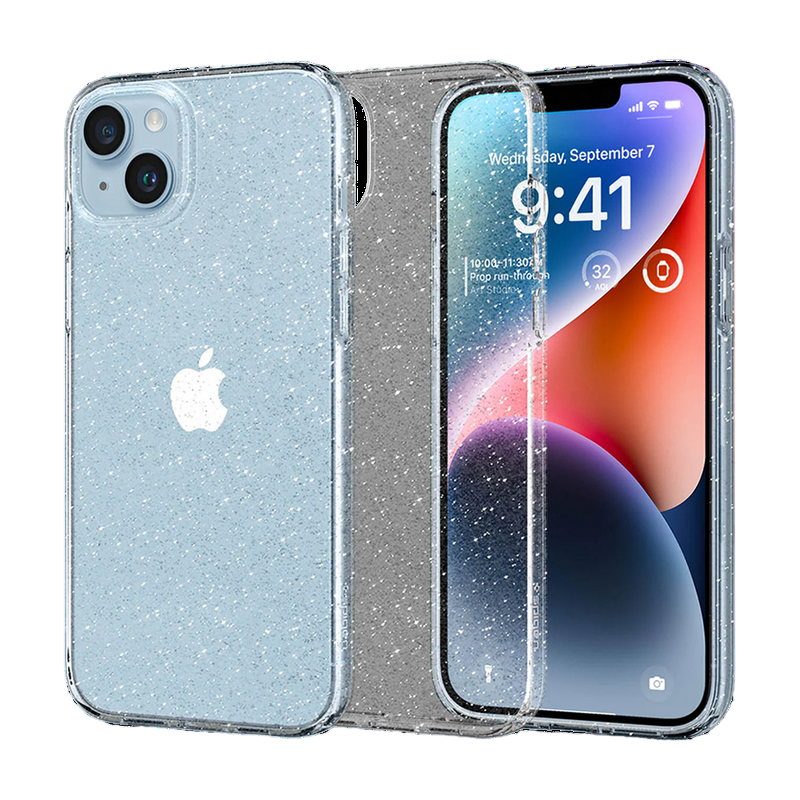 Spigen iPhone 14, Liquid Crystal, Glitter Crystal