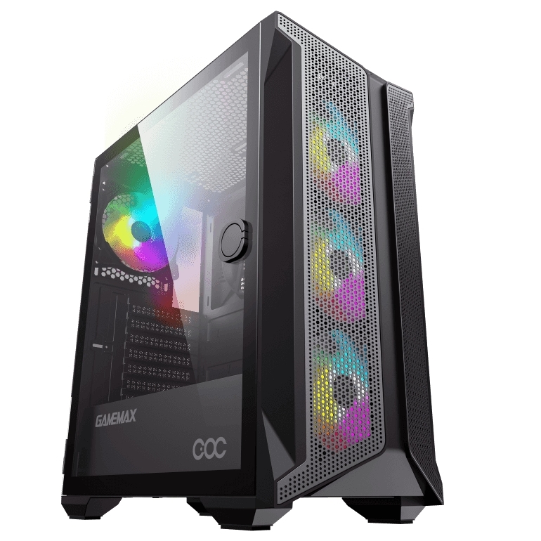 Case ATX GAMEMAX Brufen C1, w/o PSU, 4x120mm ..