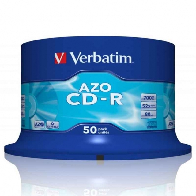 Cumpara  Discuri optice - CD-R  50*Cake, Verbatim, 700MB, 52x, AZO..