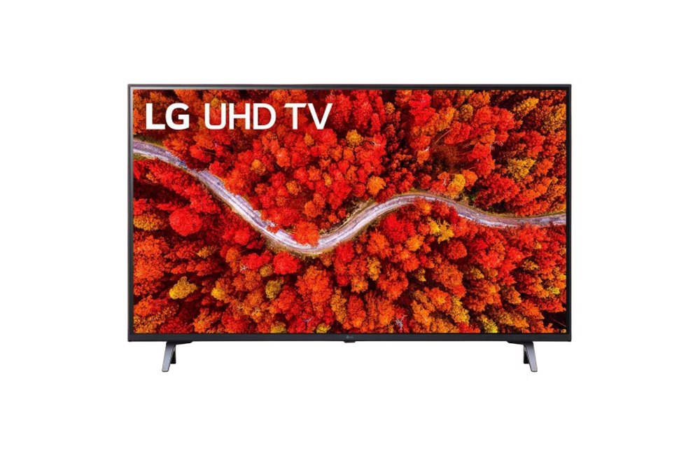 43" LED TV LG 43UP80006LA, Black (3840x2160 UHD, SMART TV, DVB-T2/C/S2)