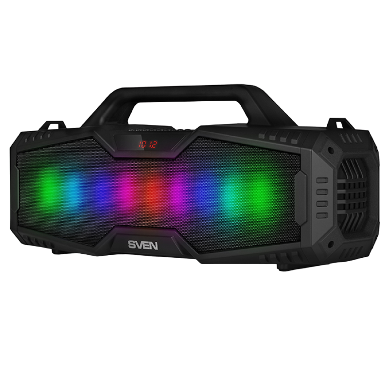 Speakers SVEN "PS-480" 24w, Black, Bluetooth, microSD, FM, AUX, USB, power:2000mA, USB, DC5V