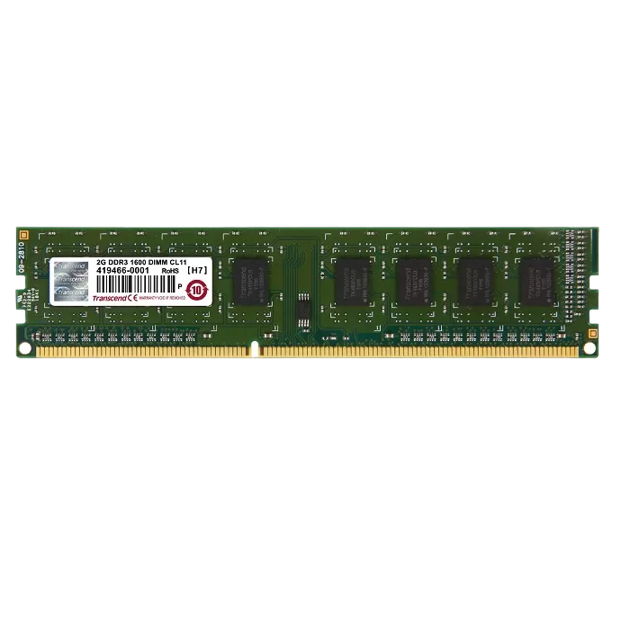 2GB DDR3-1600MHz   Transcend  PC12800, CL11, ..