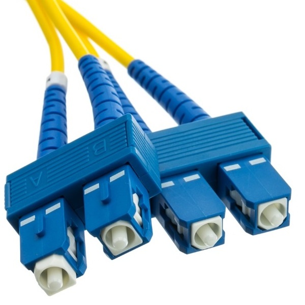 Fiber optic patch cords, singlemode duplex co..