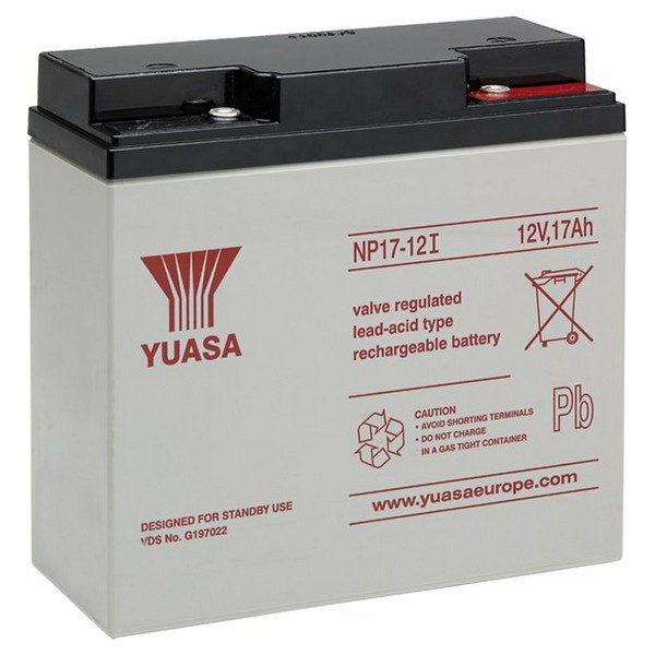 Baterie UPS 12V/  17AH Yuasa NP17-12I -TW, 3-..