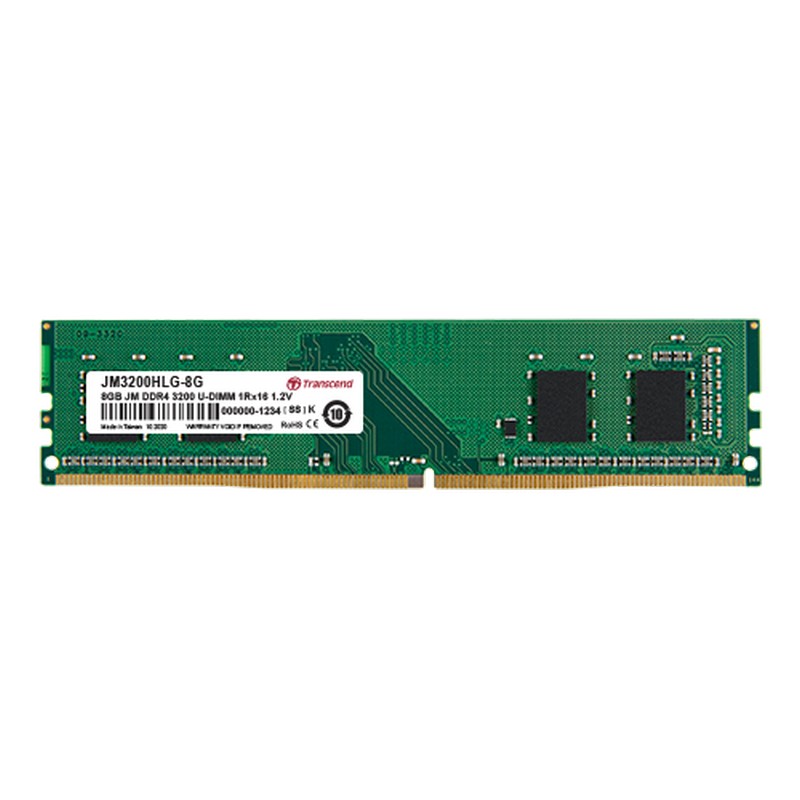 16GB DDR4-  3200MHz Transcend PC25600, CL22, 288pin DIMM 1.2V